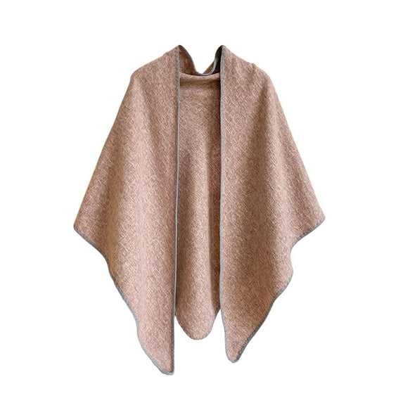 Shawl Wraps Pashmina Scarf for Women Winter Multi Colored Kint Feel Pashmina Shawls Scarf Warm Scarves Womens Long Windproof Warm Fashion Cloak Shawl Cardigan Shawl Pashmina Wraps Ponchos for Women