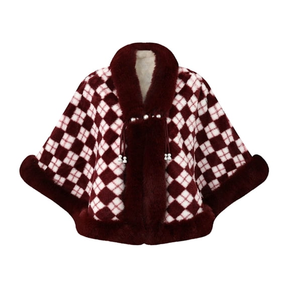 Shawl Wraps for Women, Elegant Pashmina Poncho Lightweight Yet Warm, Generous Full-Coverage Fit, for AC Rooms, office, Travel and Dinners Wine-Y Free Size