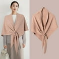 thumbnail image 1 of Shawl Wraps for Women, Knitted Cardigan Cape, Solid Color Wool Shoulder Tops, Soft and Cozy Lightweight Scarf for All-Day Comfort, Perfect for Cool Evenings, Versatile Layering for Any Outfit., 1 of 9
