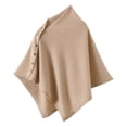 thumbnail image 1 of Shawl Wraps for Women Lightweight Button Shawl Wrap – Versatile Knit Poncho Cape for Spring Summer & Fall Soft Breathable Open Front Cardigan for Daily Wear & Travel Triangle Scarf, 1 of 2