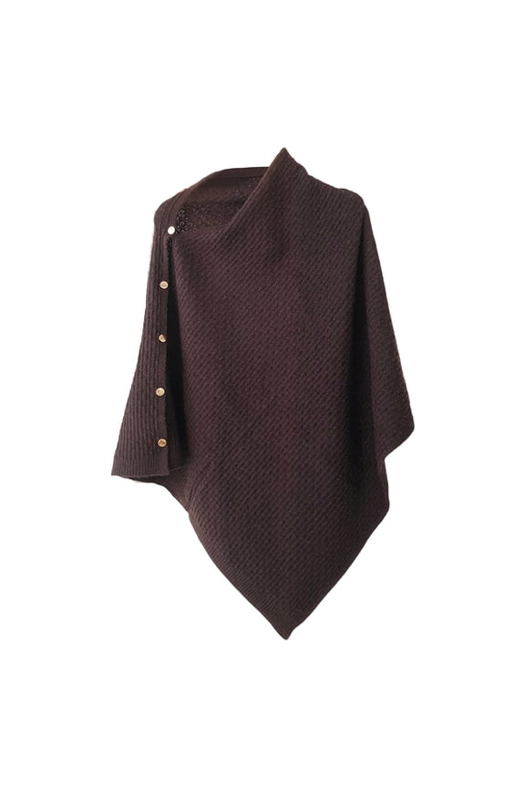 Shawl Wraps for Women Scarf for Women,Ladies' Fashionable Knitted Shawl Cape With Buckle Yarn Plaid Scarf, Women's Versatile Warm Plain Weave Shawl Windproof Warm Fashion Shawl Wraps Scarf for Women