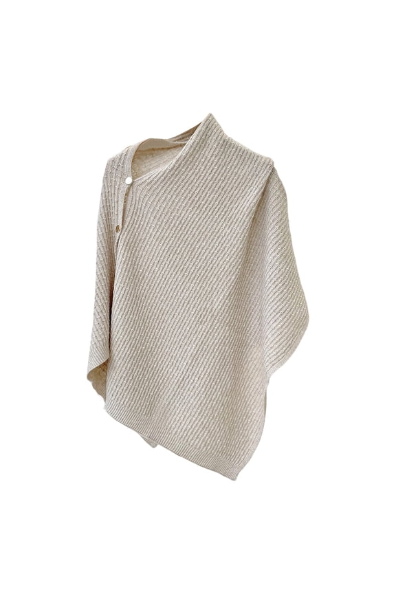 Shawl Wraps for Women Scarf for Women,Ladies' Fashionable Knitted Shawl Cape With Buckle Yarn Plaid Scarf, Women's Versatile Warm Plain Weave Shawl Windproof Warm Fashion Shawl Wraps Scarf for Women