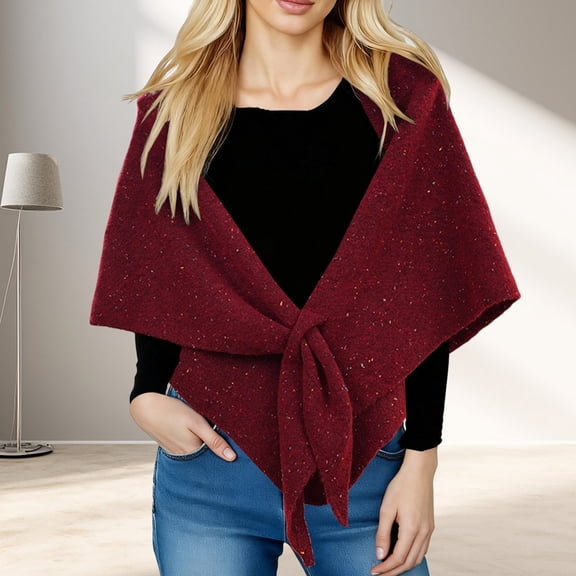 Shawl Wraps for Women Shawl Wraps Women Knitted Shawls Wrap Cardigan Cape Wool Shoulder Tops Shawls Scarf Women's Solid Color Shawls and Wraps for Women