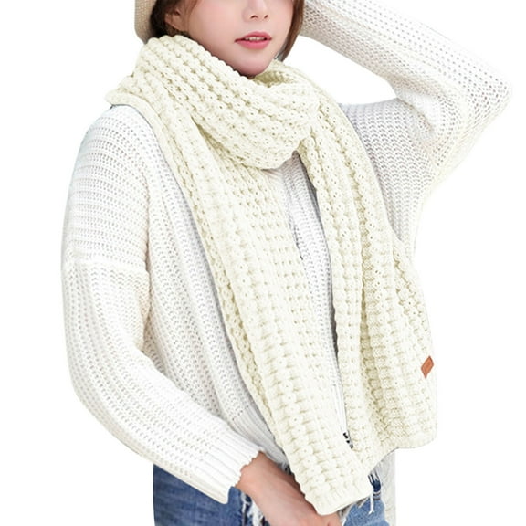 Shawl Wraps For Women Winter Multi Colored Kint Feel Pashmina Shawls Wraps Elasticity Light Warm Scarves Womens Men Long Thick Scarves Knit Couples Scarf