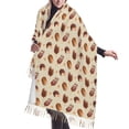 thumbnail image 1 of Shawl Wraps for Women - Chocolate Print No.J912 Oversized Fall Winter Fashion Blanket Scarf for Women, 1 of 6