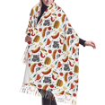 thumbnail image 1 of Shawl Wraps for Women - Cute Food Mushroom Chili Tomatoes Oversized Fall Winter Fashion Blanket Scarf for Women, 1 of 6