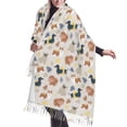thumbnail image 1 of Shawl Wraps for Women - Dogs Oversized Fall Winter Fashion Blanket Scarf for Women, 1 of 6