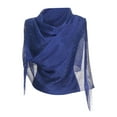 thumbnail image 1 of Shawl Wraps for Women Evening Dresses Womens Scarves Knit Teacher Gifts Cozy Windproof Winter Scarfs Blue, 1 of 2