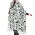 thumbnail image 1 of Shawl Wraps for Women - Gray Marble pattern Oversized Fall Winter Fashion Blanket Scarf for Women, 1 of 6