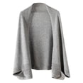 thumbnail image 1 of Shawl Wraps for Women, Knitted Shawls and Wraps Cardigan Cape Shoulder Top Sweater Shawl Scarf,Light Gray Free Size, 1 of 3