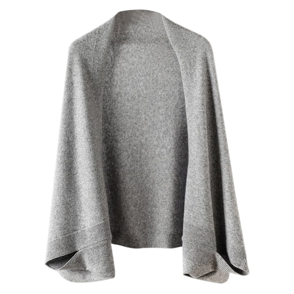 Shawl Wraps for Women, Knitted Shawls and Wraps Cardigan Cape Shoulder Top Sweater Shawl Scarf,Light Gray Free Size