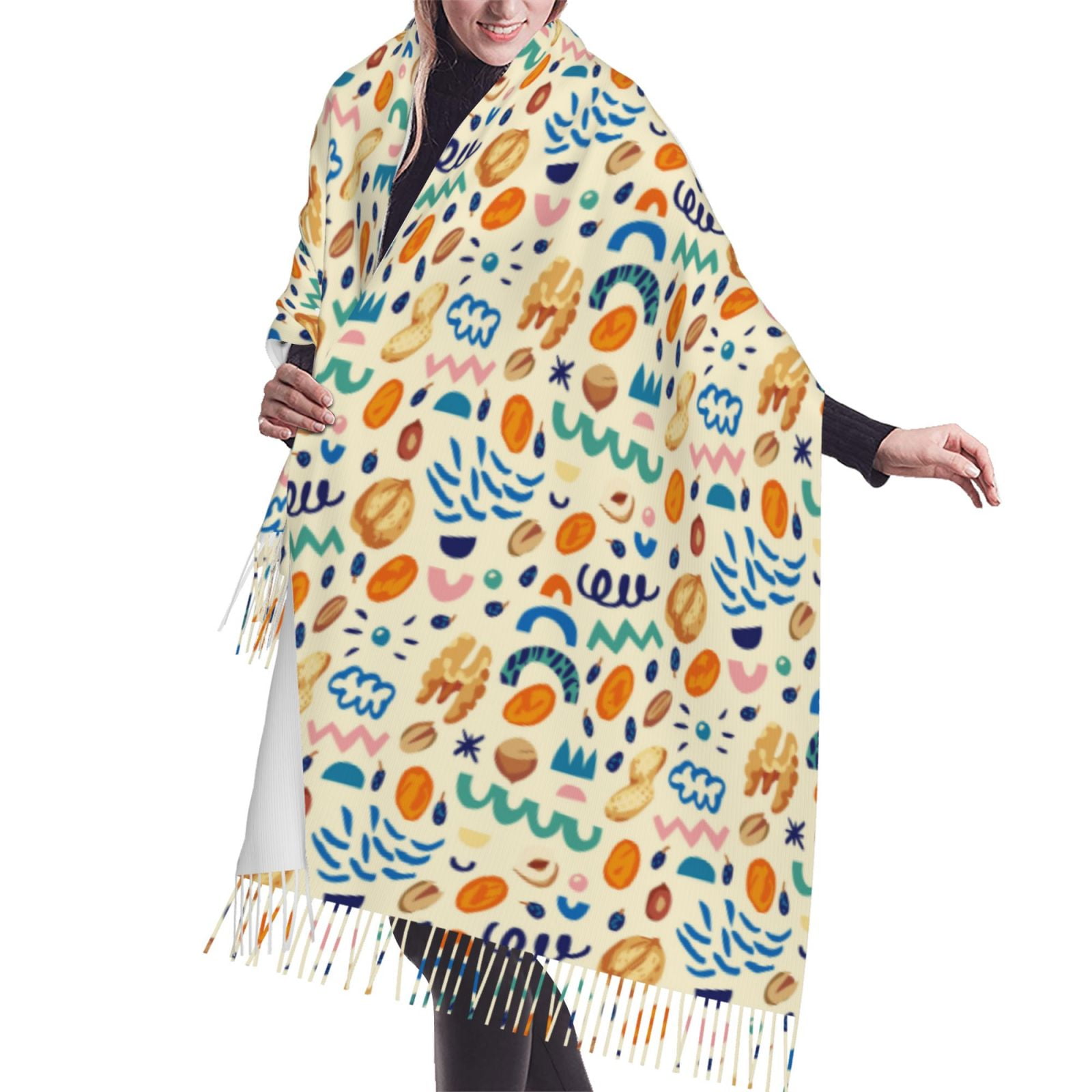 Shawl Wraps for Women Peanuts cute Oversized Fashion Fall Winter