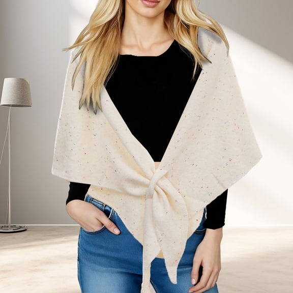 Shawl Wraps for Women Shawl Wraps Women Knitted Shawls Wrap Cardigan Cape Wool Shoulder Tops Shawls Scarf Women's Solid Color Shawls and Wraps