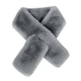 thumbnail image 1 of Shawl Wraps for Women Tea Party Dresses Womens Scarf Faux Fur Womens Gifts Fitness Soft Winter Scarves Dark Gray, 1 of 2