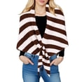 thumbnail image 1 of Shawl Wraps for Women Travel Plaid Shawl Wrap Open Front Poncho Cape for Fall Winter shawls for women, 1 of 6