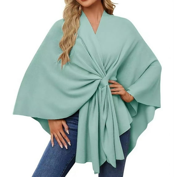 Shawl Wraps for Women Women's Elegant Shawl Soft Open Front Poncho Sweater For Spring Fall Winter Womens Scarf