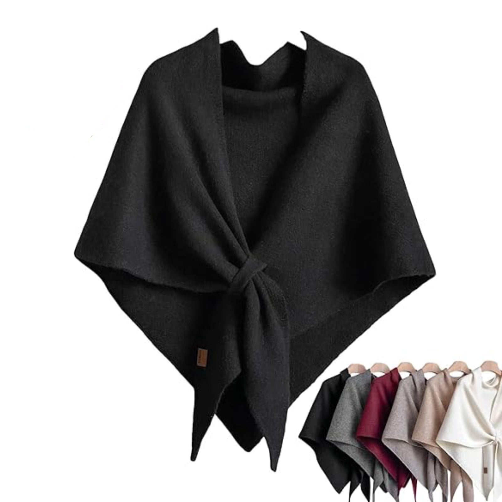 Shawl Wraps for Women , Solid Color Korean Style Scarf Knotted