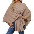 thumbnail image 1 of Shawl Wraps for Women for Women Elegant Soft Open Front Poncho Sweater Spring Fall Winter Scarfs, 1 of 1