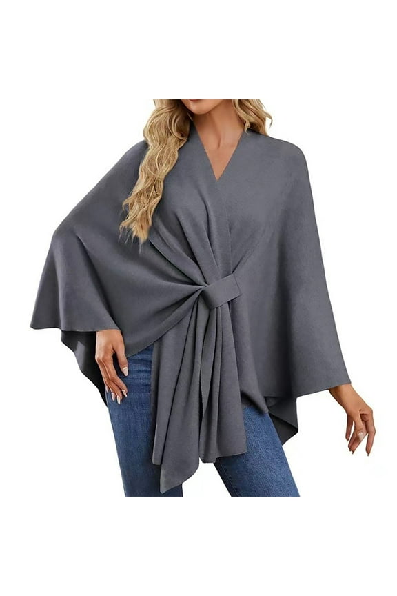 Shawl Wraps for Women for Women Elegant Soft Open Front Poncho Sweater Spring Fall Winter Scarfs