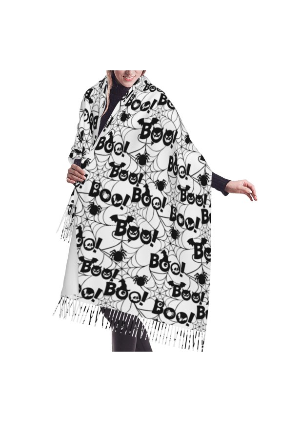 Shawl Wraps for Women - halloween spiders web Oversized Fall Winter Fashion Blanket Scarf for Women