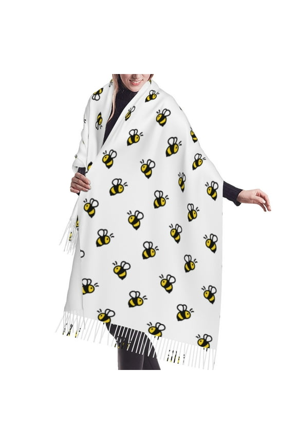 Shawl Wraps for Women - honey bee Oversized Fall Winter Fashion Blanket Scarf for Women