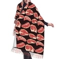 thumbnail image 1 of Shawl Wraps for Women - steak print B Oversized Fall Winter Fashion Blanket Scarf for Women, 1 of 6