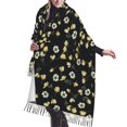 thumbnail image 1 of Shawl Wraps for Women - tulip daisy Oversized Fall Winter Fashion Blanket Scarf for Women, 1 of 6