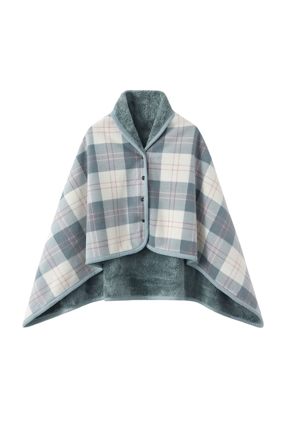Shawls and Wraps for Evening Dress Lightweight Winter Coral Fleece Double Layer Multifunctional Outdoor Cold Proof Warm Plaid Blanket Home Soft Scarf Women's Wrap and Shawl