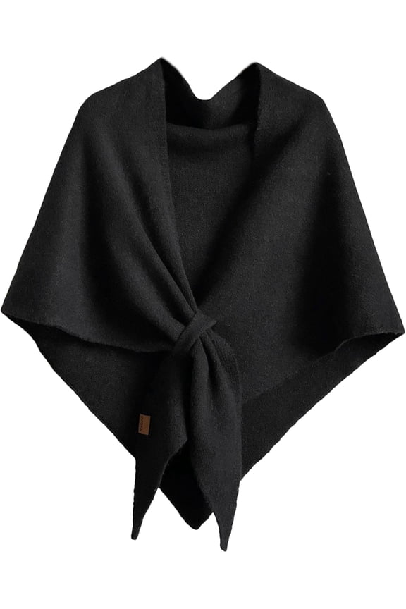 Shawls Wraps Women Knitted Sweater Scarf Warm Wool Blend Pashmina Cape Cold Weather Neck Warmer Accessory 2025