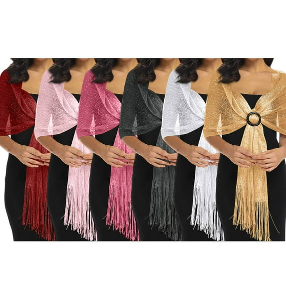 Shawls and Wraps for Evening Dresses, Womens Shawls and Wraps, Dressy Shawls and Wraps for Evening Wear Fluorescence Yellow One Size