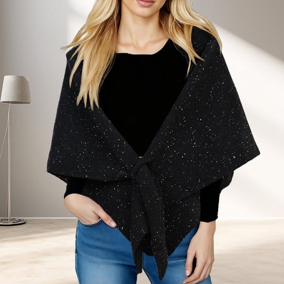 Shawls for Women Shawl Wraps Women Knitted Shawls Wrap Cardigan Cape Wool Shoulder Tops Shawls Scarf Women's Solid Color Shawls and Wraps