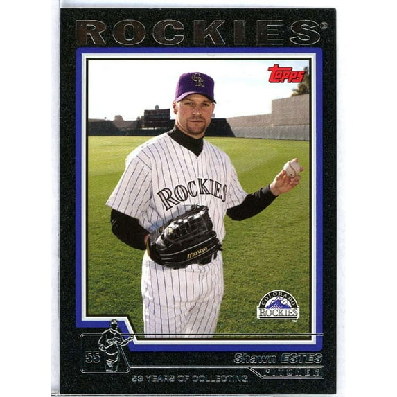 Shawn Estes Card 2004 Topps Black #481