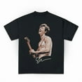 thumbnail image 1 of Vintage Shawn Mendes On The Road Again Tour Date 2025 Graphic T-shirt ,Black Color,Size M, 1 of 5