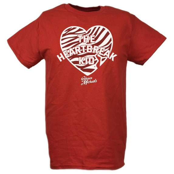 Shawn Michaels The Heartbreak Kid Mens Red T-shirt 5XL