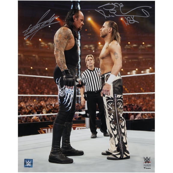 Shawn Michaels and The Undertaker WWE Autographed 16" x 20" WrestleMania 26 Photograph - Fanatics Authentic Certified