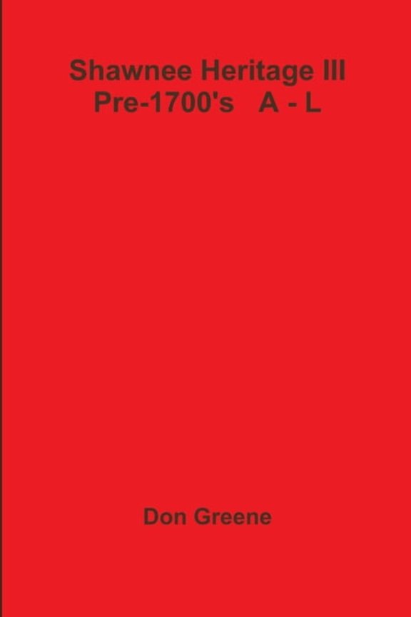 Shawnee Heritage III (Paperback)