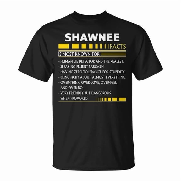 Shawnee Name Shawnee Facts V2 TShirt