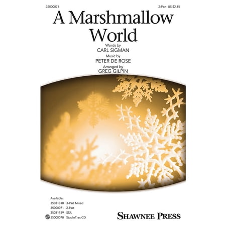 Marshmallow World Studiotrax CD Arranged by Greg Gilpin