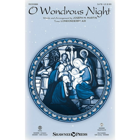 Shawnee Press O Wondrous Night Studiotrax CD Arranged by Joseph M. Martin