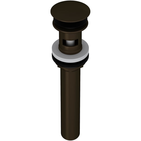 Rohl 5447TCB 1-1/4" Push Drain Assembly - Tuscan Brass (Living Finish)