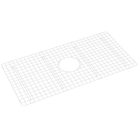 Shaws Wsg3318 Lancaster 29-3/4" L X 15" W Stainless Steel Basin Rack - White