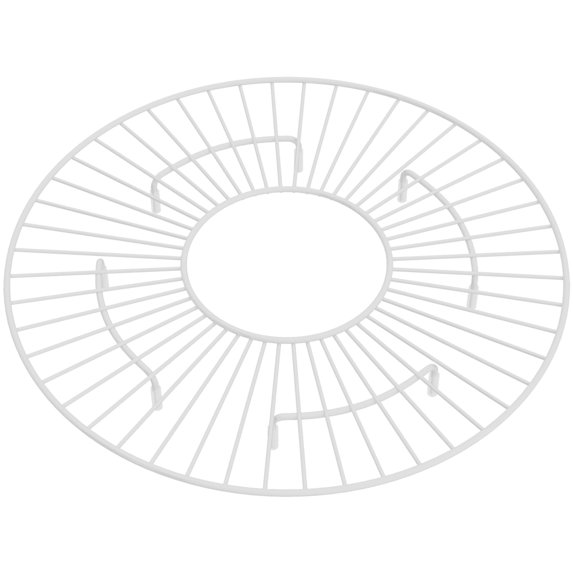 Shaws Wsg6737 Allia 13-7/16" L X 13-7/16" W Stainless Steel Basin Rack - White