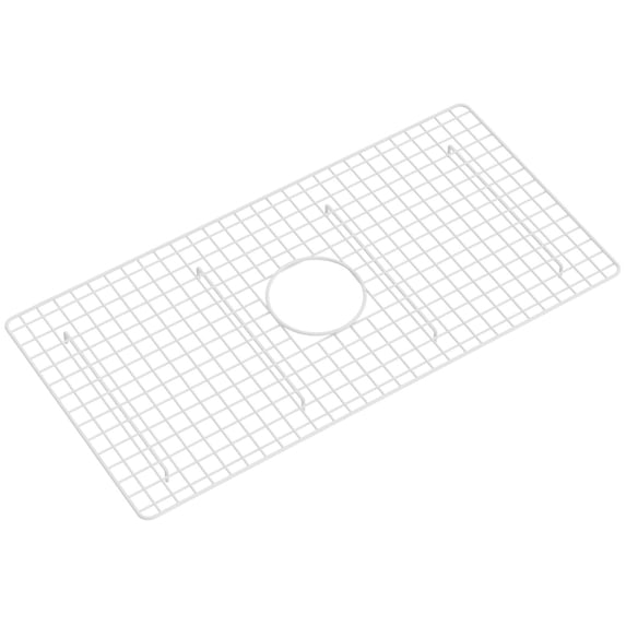 Shaws Wsgms3318 Shaker 29-3/4" L X 15" W Stainless Steel Basin Rack - White