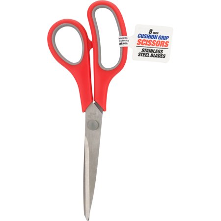 Shawshank LEDz Stainless Steel Bladeds 8 Inch Cushion Grip Scissors 1 ea