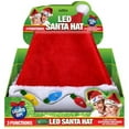 thumbnail image 1 of Shawshank LEDz 9057406 LED Santa Plush Hats, 1 of 2