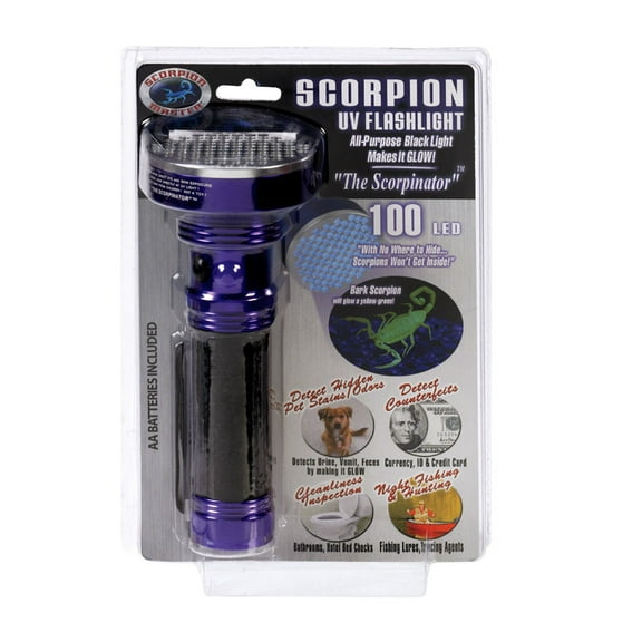 Shawshank Ledz 900212 100 LED UV Blacklight Flashlight