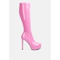 thumbnail image 1 of Shawtie High Heel Stretch Patent Calf Boots, 1 of 11