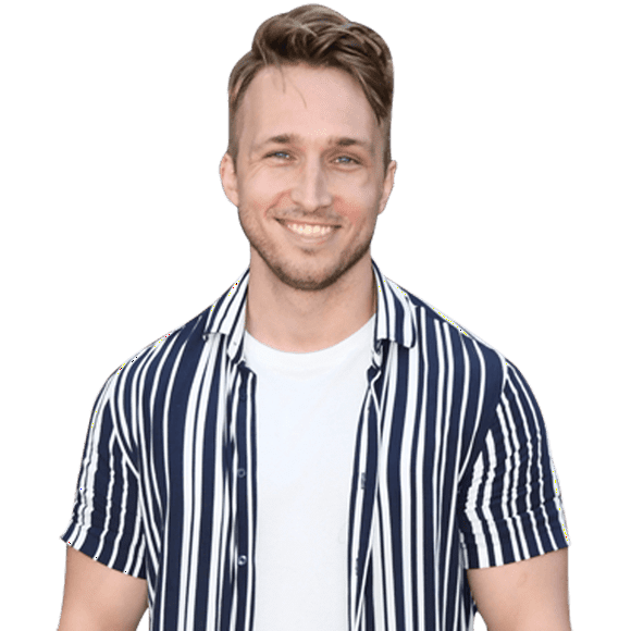 Shayne Topp (Stripes) Half Body Buddy Cutout