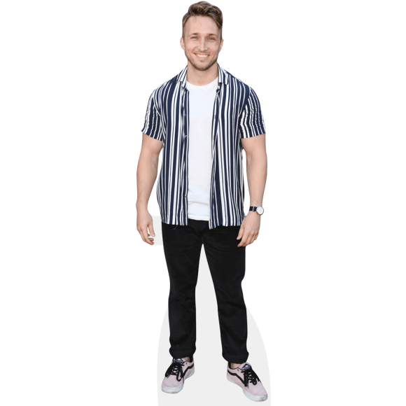 Shayne Topp (Stripes) Mini Size Cutout. Standee.