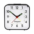 thumbnail image 1 of Shayson Digital Alarm Clock, Silent Electric Small Analog Clock, Snooze Digital Clocks with Light, Battery Operated Loud Alarm Clock for Bedroom, Bedside, Desk, Student (Black), 1 of 7